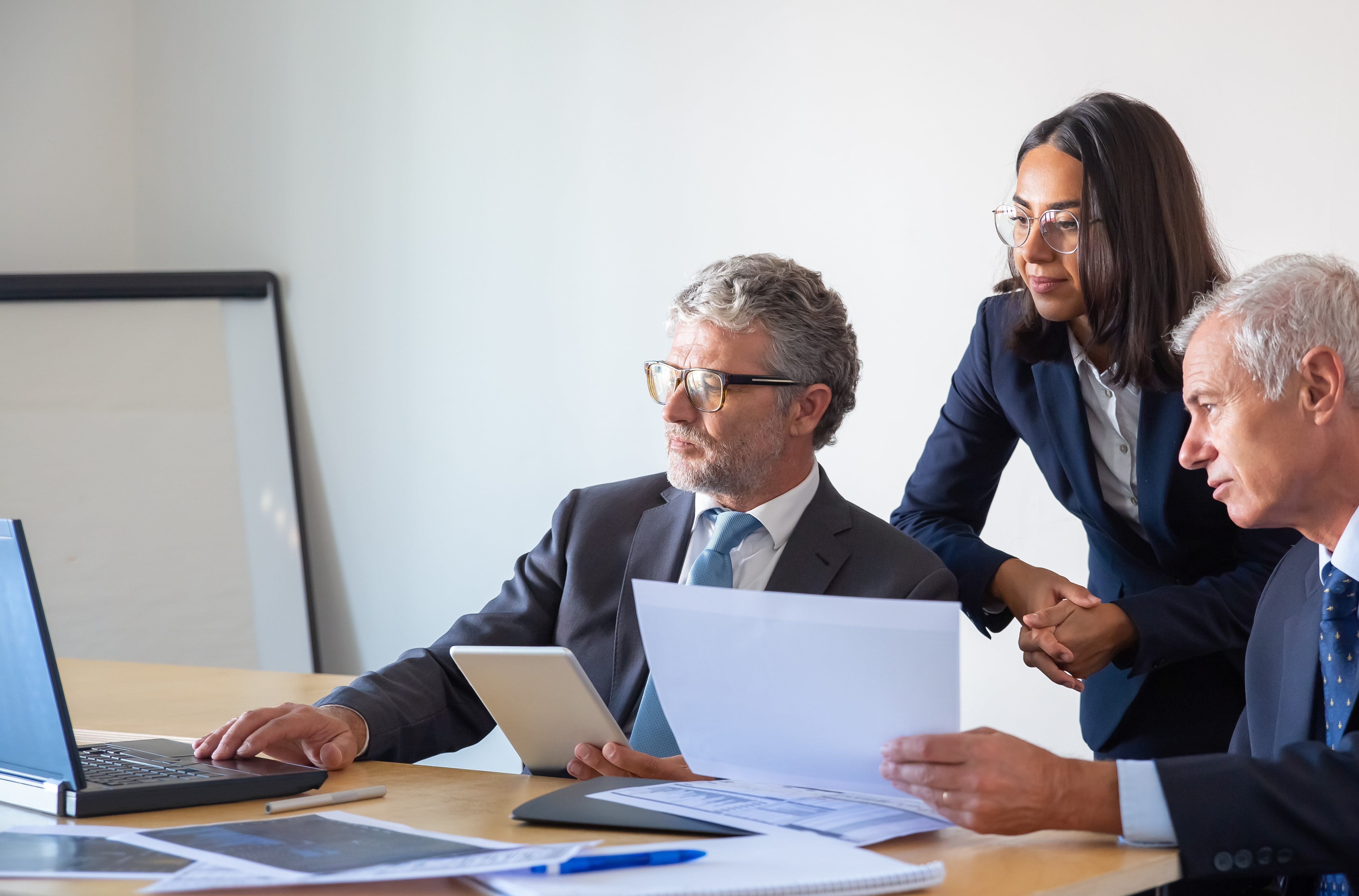 Local government officials using MuniLogic CE permit management software in municipalities.